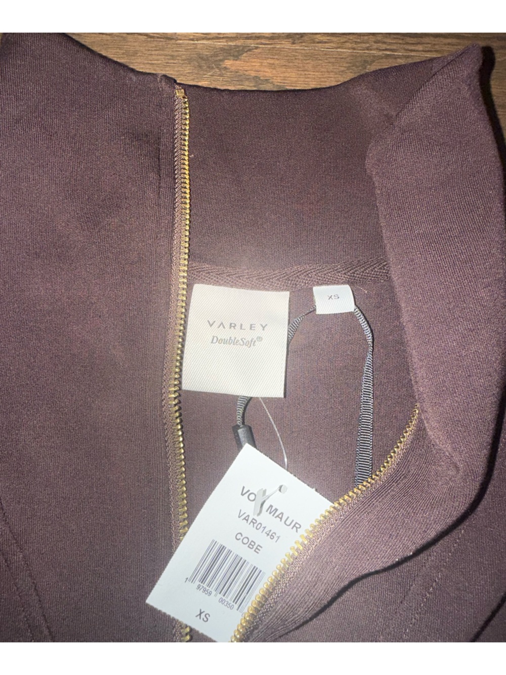 Varley NWT SZ XS Brown quarter zip and slim pant 25 - Picture 6 of 10